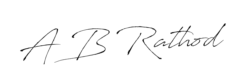 Also we have A B Rathod name is the best signature style. Create professional handwritten signature collection using Antro_Vectra autograph style. A B Rathod signature style 6 images and pictures png