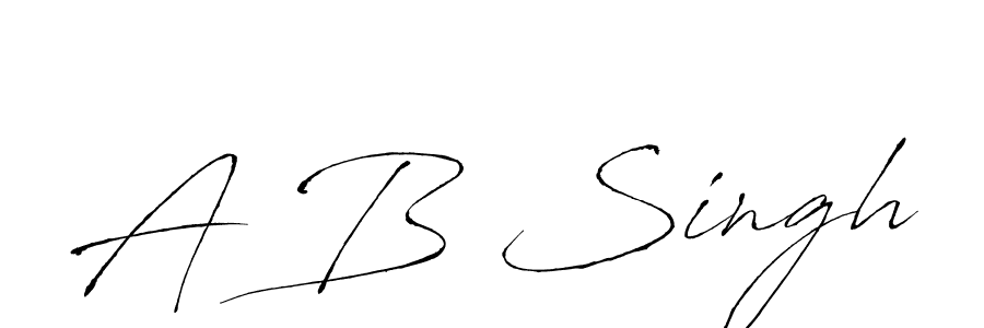 This is the best signature style for the A B Singh name. Also you like these signature font (Antro_Vectra). Mix name signature. A B Singh signature style 6 images and pictures png
