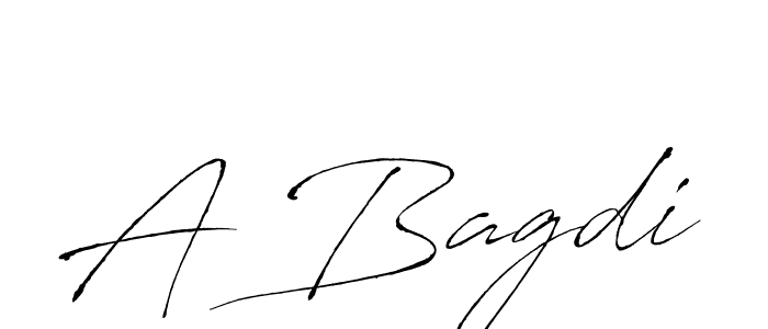 Make a beautiful signature design for name A Bagdi. Use this online signature maker to create a handwritten signature for free. A Bagdi signature style 6 images and pictures png