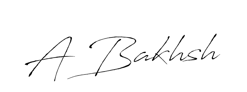 How to make A Bakhsh signature? Antro_Vectra is a professional autograph style. Create handwritten signature for A Bakhsh name. A Bakhsh signature style 6 images and pictures png