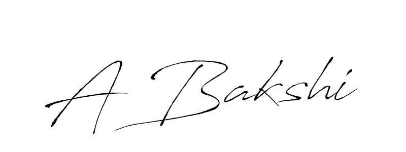 You should practise on your own different ways (Antro_Vectra) to write your name (A Bakshi) in signature. don't let someone else do it for you. A Bakshi signature style 6 images and pictures png