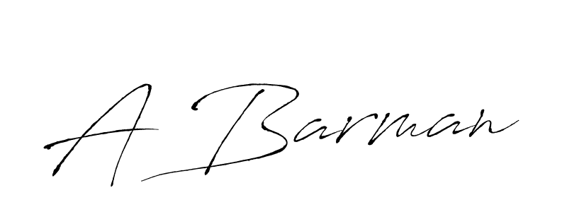 Create a beautiful signature design for name A Barman. With this signature (Antro_Vectra) fonts, you can make a handwritten signature for free. A Barman signature style 6 images and pictures png