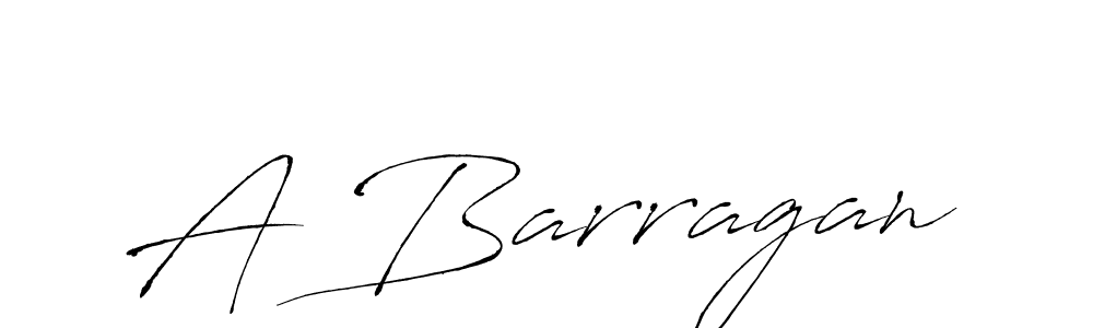 Create a beautiful signature design for name A Barragan. With this signature (Antro_Vectra) fonts, you can make a handwritten signature for free. A Barragan signature style 6 images and pictures png