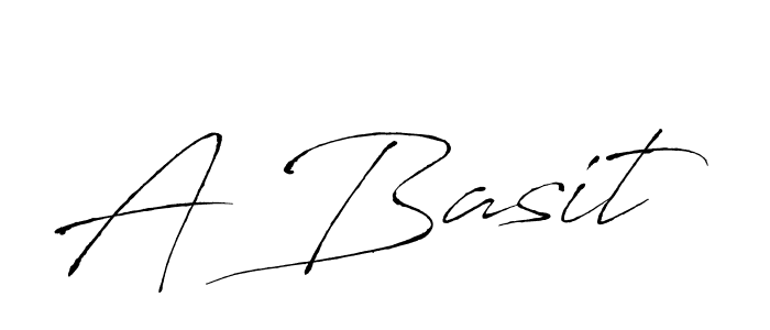The best way (Antro_Vectra) to make a short signature is to pick only two or three words in your name. The name A Basit include a total of six letters. For converting this name. A Basit signature style 6 images and pictures png
