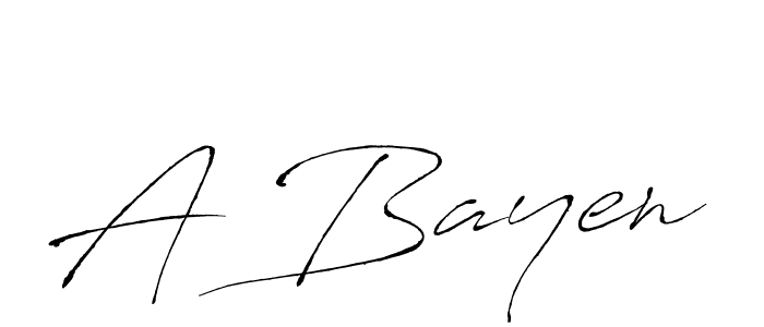 Make a beautiful signature design for name A Bayen. With this signature (Antro_Vectra) style, you can create a handwritten signature for free. A Bayen signature style 6 images and pictures png