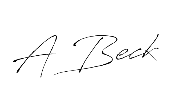You should practise on your own different ways (Antro_Vectra) to write your name (A Beck) in signature. don't let someone else do it for you. A Beck signature style 6 images and pictures png