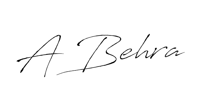 Antro_Vectra is a professional signature style that is perfect for those who want to add a touch of class to their signature. It is also a great choice for those who want to make their signature more unique. Get A Behra name to fancy signature for free. A Behra signature style 6 images and pictures png