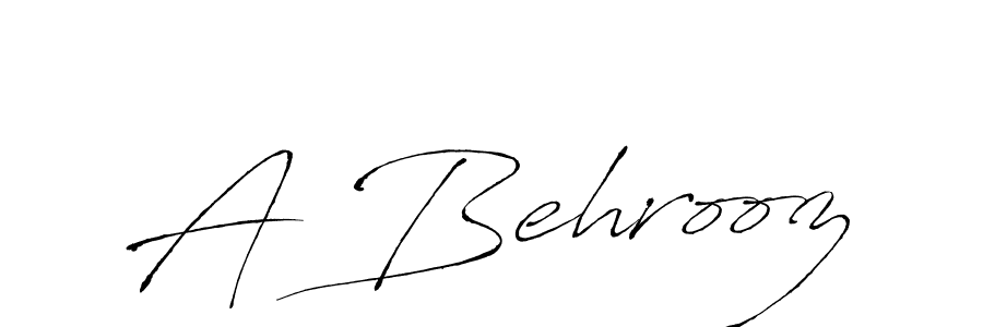 You should practise on your own different ways (Antro_Vectra) to write your name (A Behrooz) in signature. don't let someone else do it for you. A Behrooz signature style 6 images and pictures png