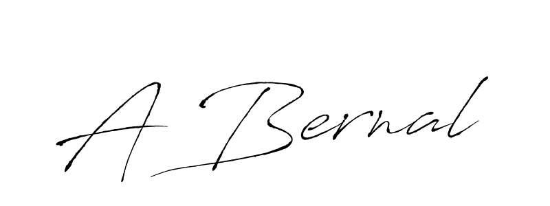 How to make A Bernal name signature. Use Antro_Vectra style for creating short signs online. This is the latest handwritten sign. A Bernal signature style 6 images and pictures png