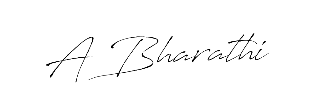 Create a beautiful signature design for name A Bharathi. With this signature (Antro_Vectra) fonts, you can make a handwritten signature for free. A Bharathi signature style 6 images and pictures png