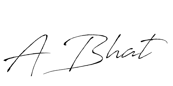 How to Draw A Bhat signature style? Antro_Vectra is a latest design signature styles for name A Bhat. A Bhat signature style 6 images and pictures png