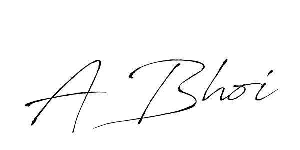 if you are searching for the best signature style for your name A Bhoi. so please give up your signature search. here we have designed multiple signature styles  using Antro_Vectra. A Bhoi signature style 6 images and pictures png