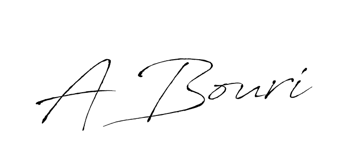 Create a beautiful signature design for name A Bouri. With this signature (Antro_Vectra) fonts, you can make a handwritten signature for free. A Bouri signature style 6 images and pictures png