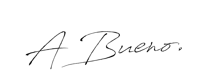 The best way (Antro_Vectra) to make a short signature is to pick only two or three words in your name. The name A Bueno. include a total of six letters. For converting this name. A Bueno. signature style 6 images and pictures png