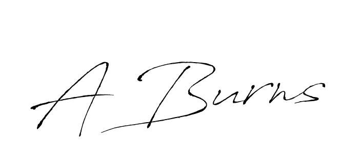 Also we have A Burns name is the best signature style. Create professional handwritten signature collection using Antro_Vectra autograph style. A Burns signature style 6 images and pictures png