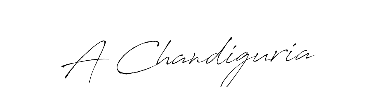 A Chandiguria stylish signature style. Best Handwritten Sign (Antro_Vectra) for my name. Handwritten Signature Collection Ideas for my name A Chandiguria. A Chandiguria signature style 6 images and pictures png