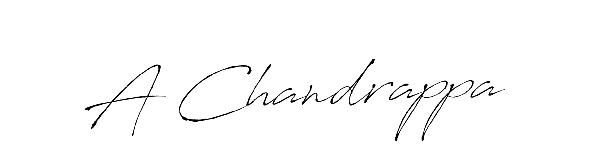 Make a beautiful signature design for name A Chandrappa. With this signature (Antro_Vectra) style, you can create a handwritten signature for free. A Chandrappa signature style 6 images and pictures png