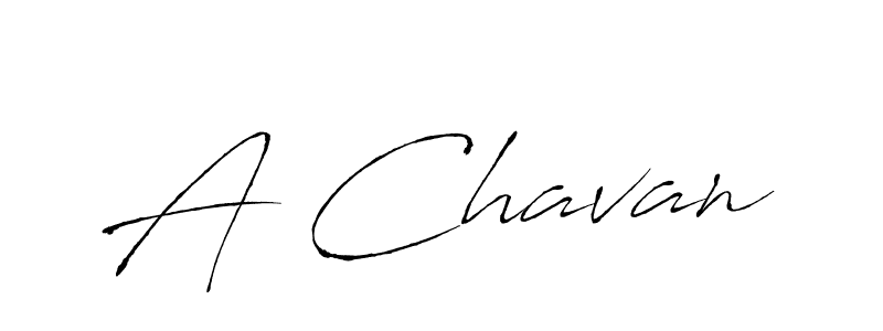 How to make A Chavan signature? Antro_Vectra is a professional autograph style. Create handwritten signature for A Chavan name. A Chavan signature style 6 images and pictures png