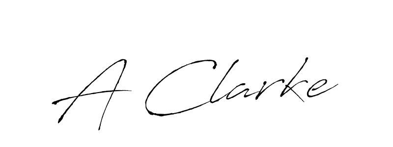 How to make A Clarke signature? Antro_Vectra is a professional autograph style. Create handwritten signature for A Clarke name. A Clarke signature style 6 images and pictures png