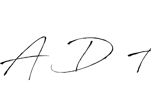 This is the best signature style for the A D F name. Also you like these signature font (Antro_Vectra). Mix name signature. A D F signature style 6 images and pictures png