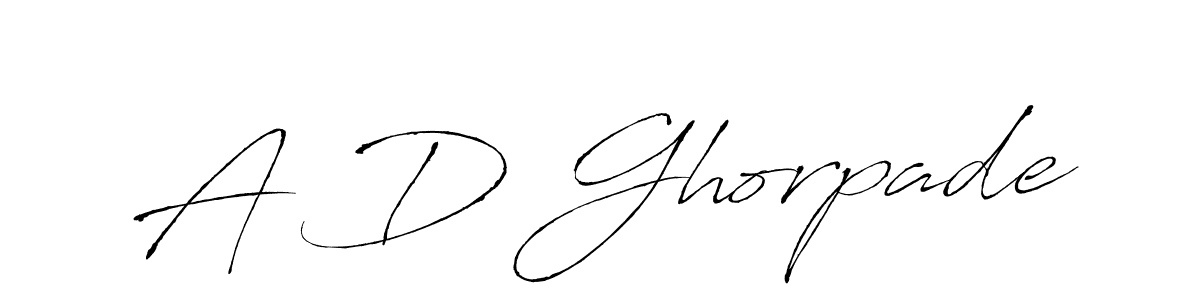 How to make A D Ghorpade signature? Antro_Vectra is a professional autograph style. Create handwritten signature for A D Ghorpade name. A D Ghorpade signature style 6 images and pictures png