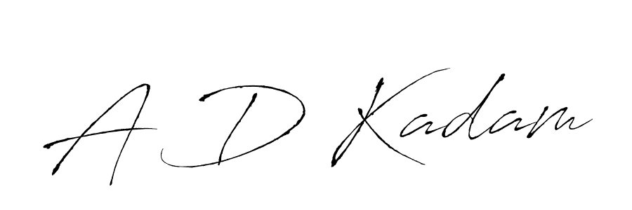 Also You can easily find your signature by using the search form. We will create A D Kadam name handwritten signature images for you free of cost using Antro_Vectra sign style. A D Kadam signature style 6 images and pictures png