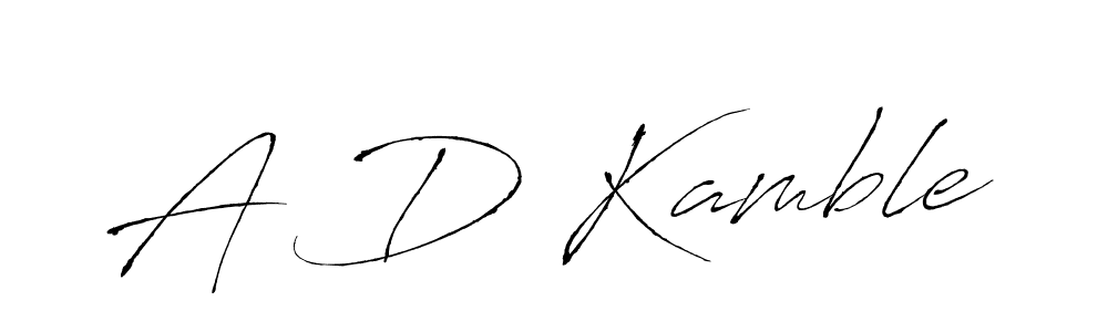 Antro_Vectra is a professional signature style that is perfect for those who want to add a touch of class to their signature. It is also a great choice for those who want to make their signature more unique. Get A D Kamble name to fancy signature for free. A D Kamble signature style 6 images and pictures png
