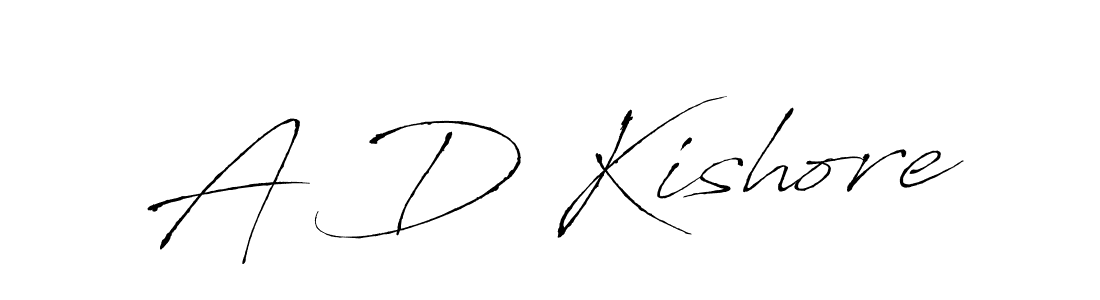 Use a signature maker to create a handwritten signature online. With this signature software, you can design (Antro_Vectra) your own signature for name A D Kishore. A D Kishore signature style 6 images and pictures png