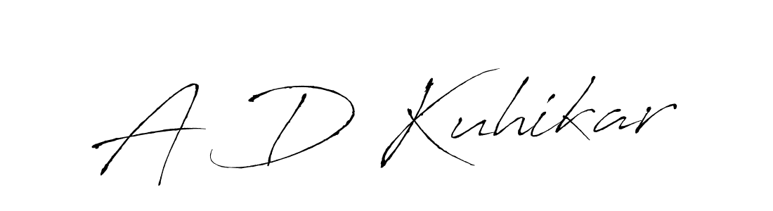 Use a signature maker to create a handwritten signature online. With this signature software, you can design (Antro_Vectra) your own signature for name A D Kuhikar. A D Kuhikar signature style 6 images and pictures png
