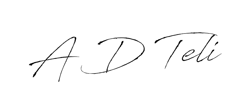 How to Draw A D Teli signature style? Antro_Vectra is a latest design signature styles for name A D Teli. A D Teli signature style 6 images and pictures png