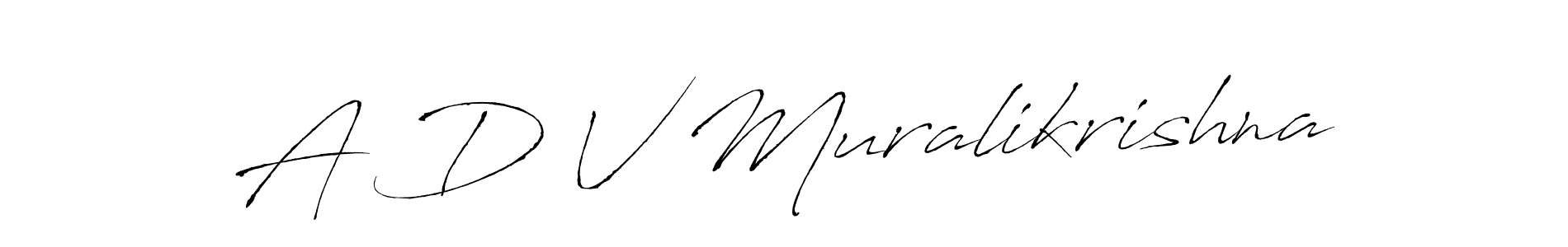 Best and Professional Signature Style for A D V Muralikrishna. Antro_Vectra Best Signature Style Collection. A D V Muralikrishna signature style 6 images and pictures png