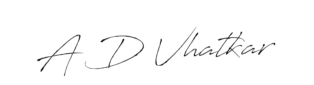 Also we have A D Vhatkar name is the best signature style. Create professional handwritten signature collection using Antro_Vectra autograph style. A D Vhatkar signature style 6 images and pictures png