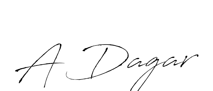 A Dagar stylish signature style. Best Handwritten Sign (Antro_Vectra) for my name. Handwritten Signature Collection Ideas for my name A Dagar. A Dagar signature style 6 images and pictures png