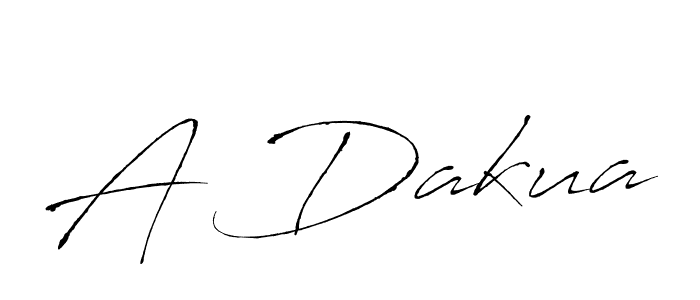 Design your own signature with our free online signature maker. With this signature software, you can create a handwritten (Antro_Vectra) signature for name A Dakua. A Dakua signature style 6 images and pictures png