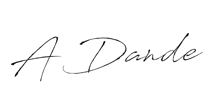 Create a beautiful signature design for name A Dande. With this signature (Antro_Vectra) fonts, you can make a handwritten signature for free. A Dande signature style 6 images and pictures png