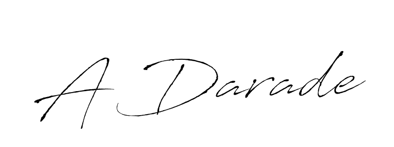 Once you've used our free online signature maker to create your best signature Antro_Vectra style, it's time to enjoy all of the benefits that A Darade name signing documents. A Darade signature style 6 images and pictures png