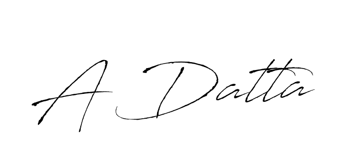 A Datta stylish signature style. Best Handwritten Sign (Antro_Vectra) for my name. Handwritten Signature Collection Ideas for my name A Datta. A Datta signature style 6 images and pictures png