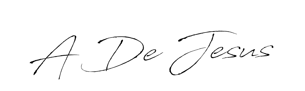 Make a beautiful signature design for name A De Jesus. With this signature (Antro_Vectra) style, you can create a handwritten signature for free. A De Jesus signature style 6 images and pictures png