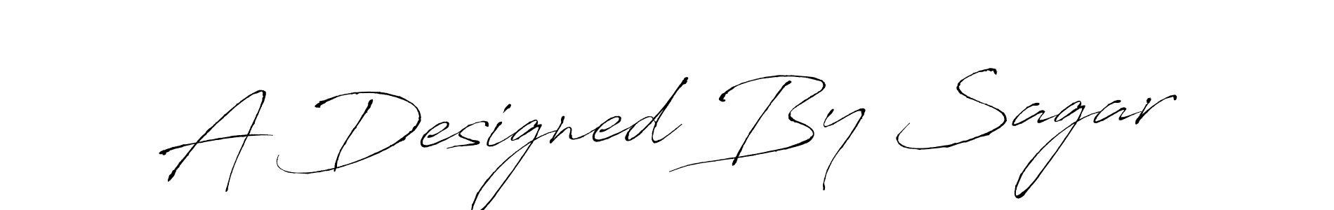 You should practise on your own different ways (Antro_Vectra) to write your name (A Designed By Sagar) in signature. don't let someone else do it for you. A Designed By Sagar signature style 6 images and pictures png