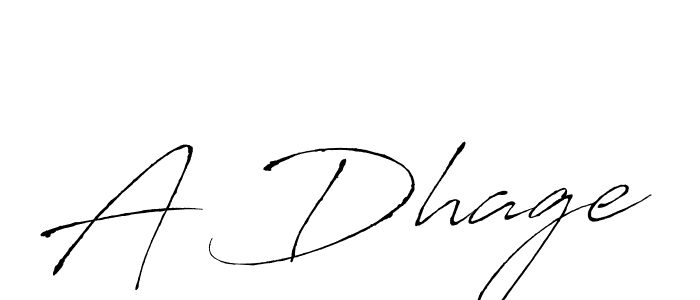 The best way (Antro_Vectra) to make a short signature is to pick only two or three words in your name. The name A Dhage include a total of six letters. For converting this name. A Dhage signature style 6 images and pictures png