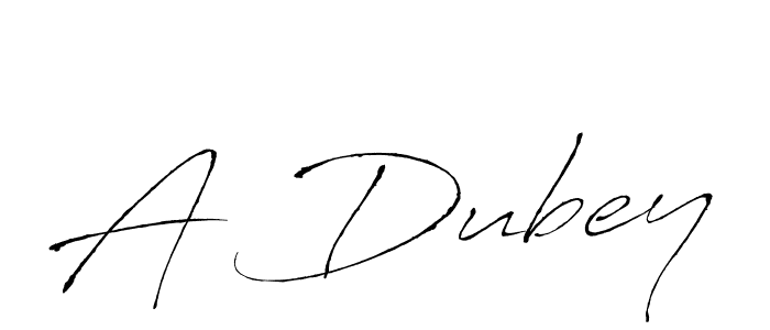 You should practise on your own different ways (Antro_Vectra) to write your name (A Dubey) in signature. don't let someone else do it for you. A Dubey signature style 6 images and pictures png