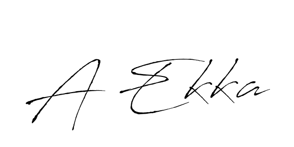 Also You can easily find your signature by using the search form. We will create A Ekka name handwritten signature images for you free of cost using Antro_Vectra sign style. A Ekka signature style 6 images and pictures png