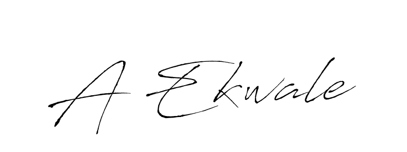 How to make A Ekwale signature? Antro_Vectra is a professional autograph style. Create handwritten signature for A Ekwale name. A Ekwale signature style 6 images and pictures png