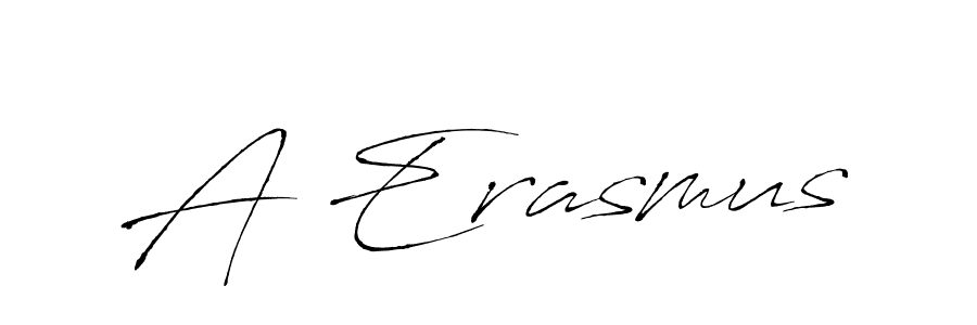 A Erasmus stylish signature style. Best Handwritten Sign (Antro_Vectra) for my name. Handwritten Signature Collection Ideas for my name A Erasmus. A Erasmus signature style 6 images and pictures png
