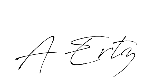 A Ertz stylish signature style. Best Handwritten Sign (Antro_Vectra) for my name. Handwritten Signature Collection Ideas for my name A Ertz. A Ertz signature style 6 images and pictures png