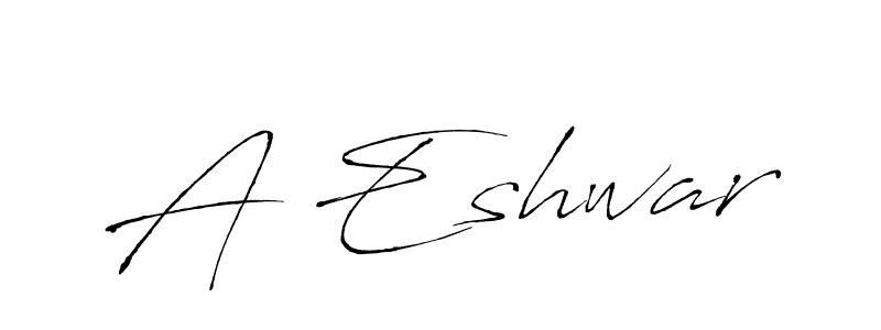 Similarly Antro_Vectra is the best handwritten signature design. Signature creator online .You can use it as an online autograph creator for name A Eshwar. A Eshwar signature style 6 images and pictures png
