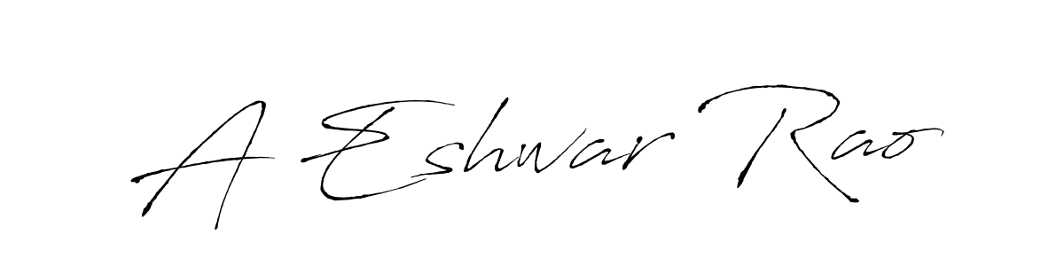 Design your own signature with our free online signature maker. With this signature software, you can create a handwritten (Antro_Vectra) signature for name A Eshwar Rao. A Eshwar Rao signature style 6 images and pictures png