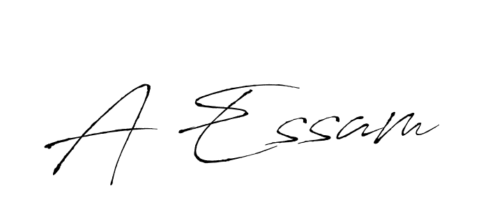 How to Draw A Essam signature style? Antro_Vectra is a latest design signature styles for name A Essam. A Essam signature style 6 images and pictures png