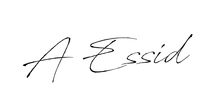 Also You can easily find your signature by using the search form. We will create A Essid name handwritten signature images for you free of cost using Antro_Vectra sign style. A Essid signature style 6 images and pictures png