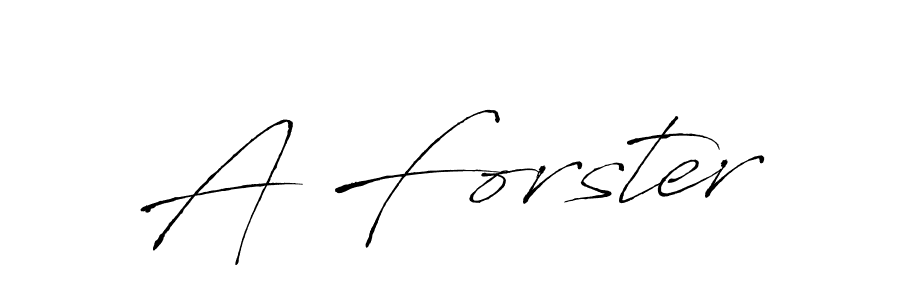 How to Draw A Forster signature style? Antro_Vectra is a latest design signature styles for name A Forster. A Forster signature style 6 images and pictures png